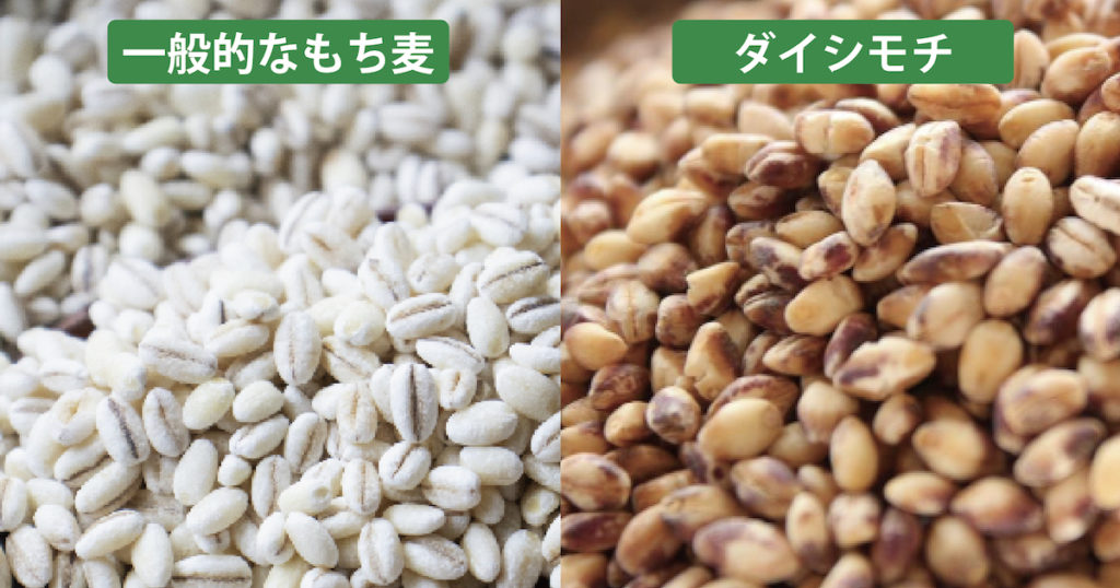 もち麦とダイシモチの違い もち麦とは